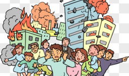 地震漫画图